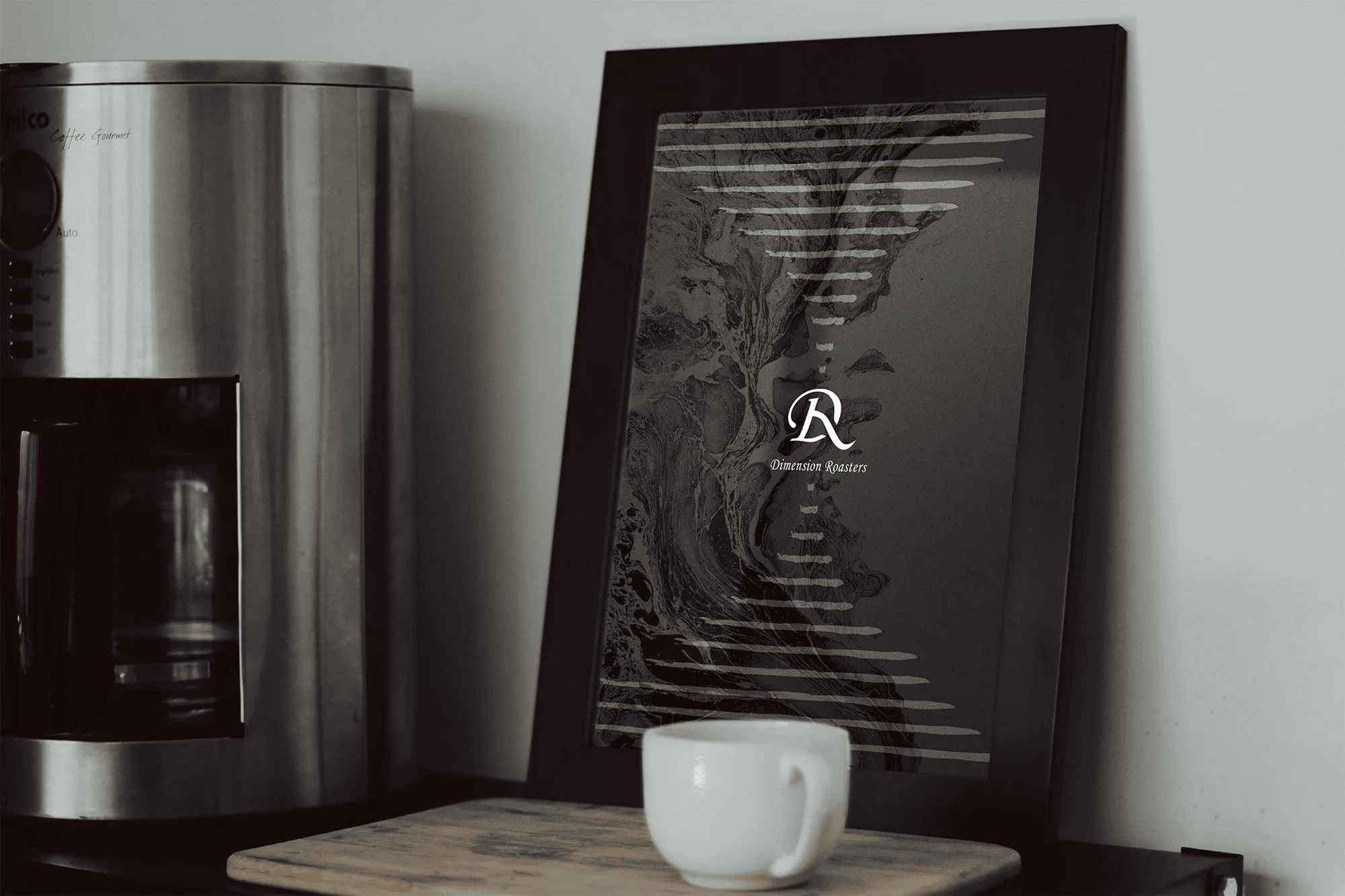 UNME 品牌識別設計作品-Dimension Roasters Cafe