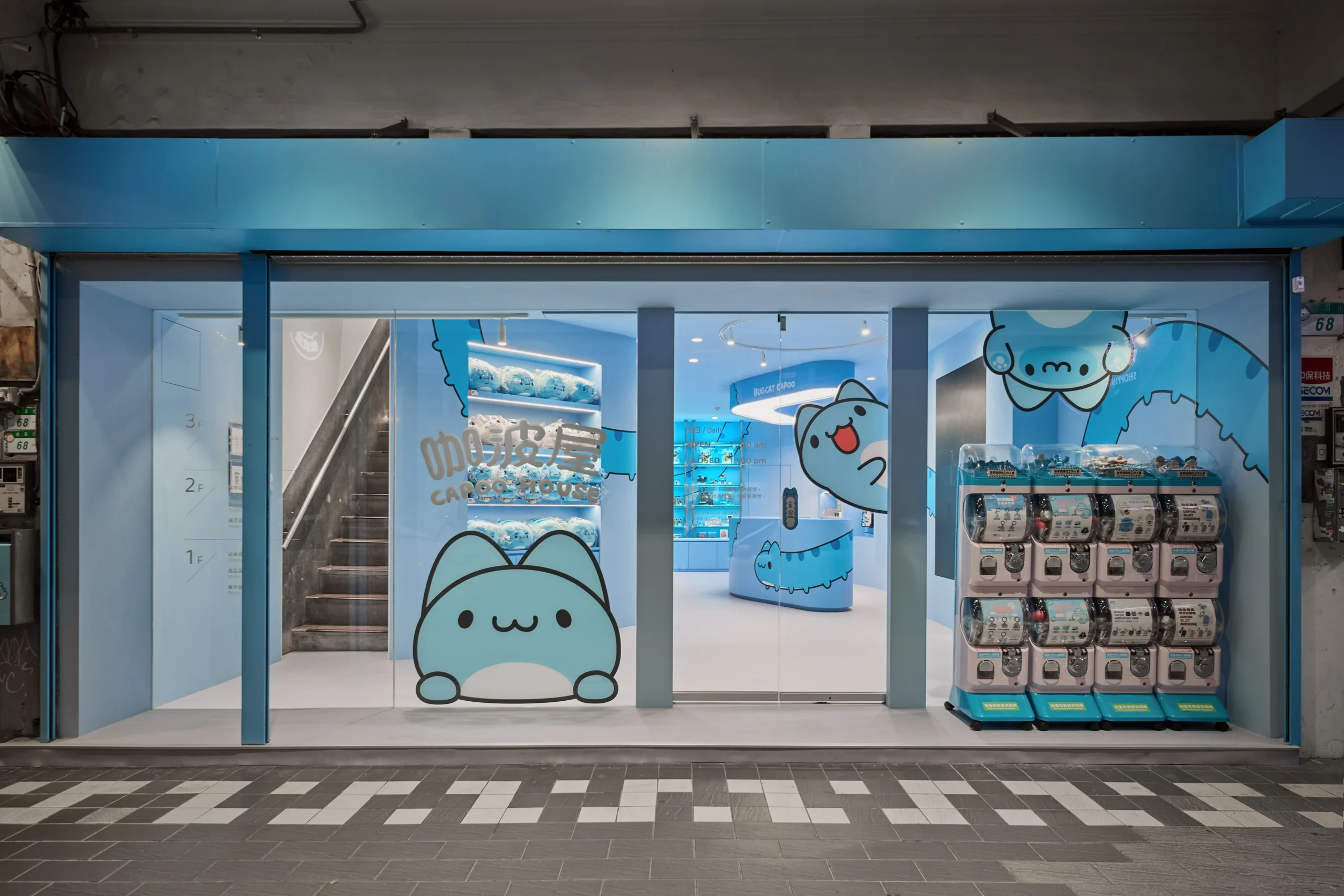 UNME 商業空間設計作品-台北咖波屋、UNME 角色 IP 商店設計作品-台北咖波屋