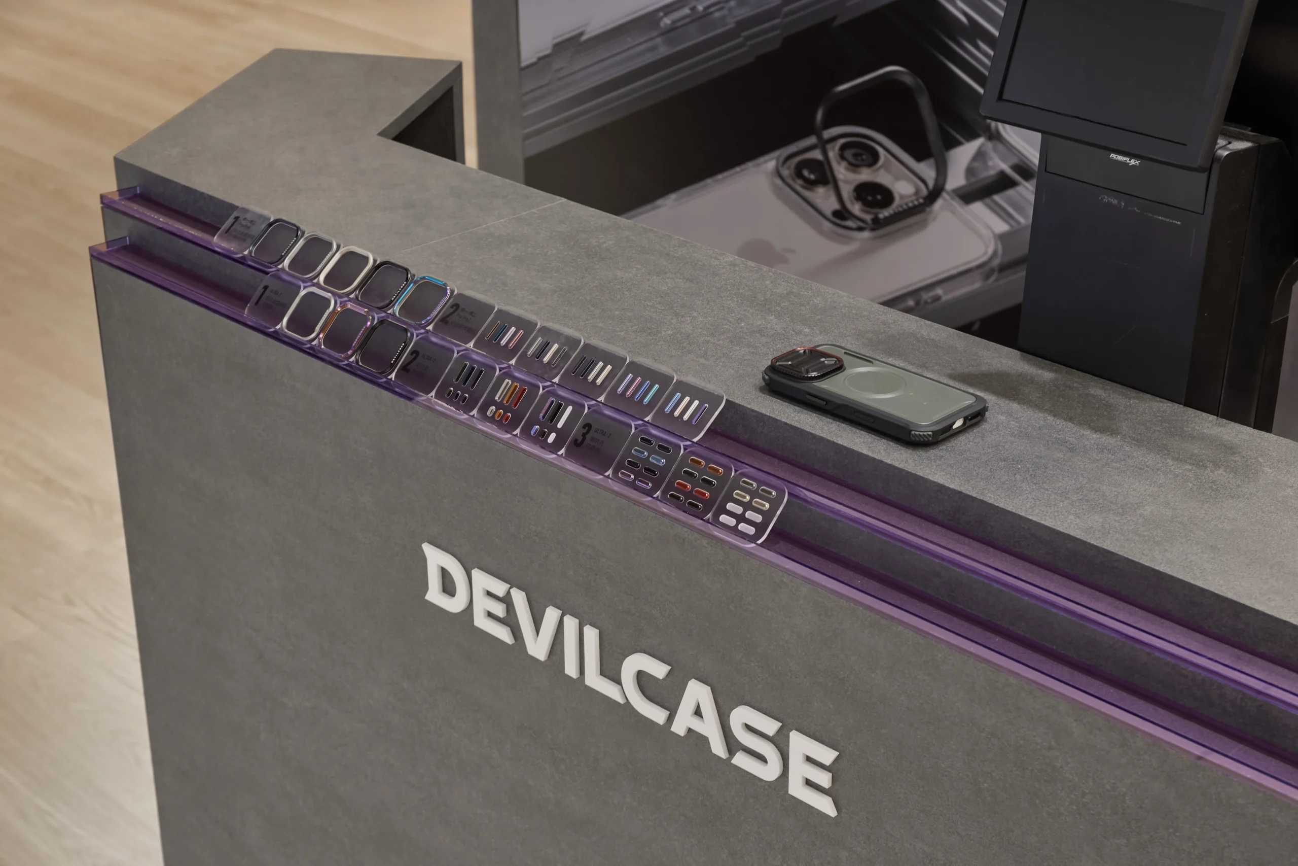 DEVILCASE 空間設計、DEVILCASE 櫃位設計