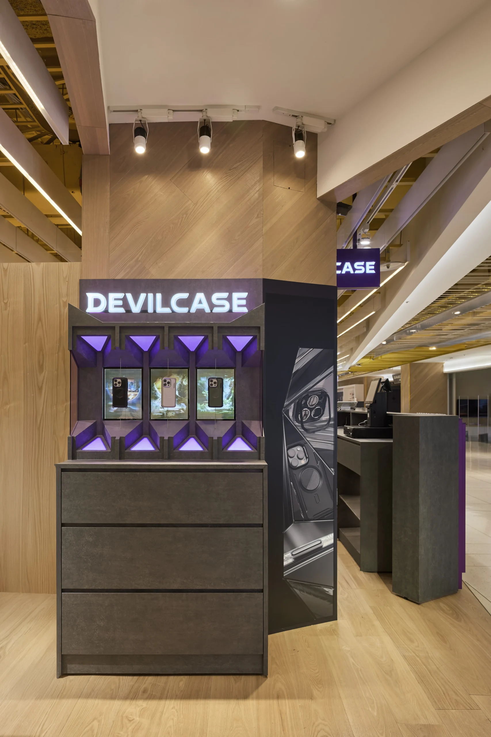 DEVILCASE 空間設計、DEVILCASE 櫃位設計